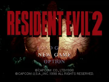 Resident Evil 2 (US) screen shot title